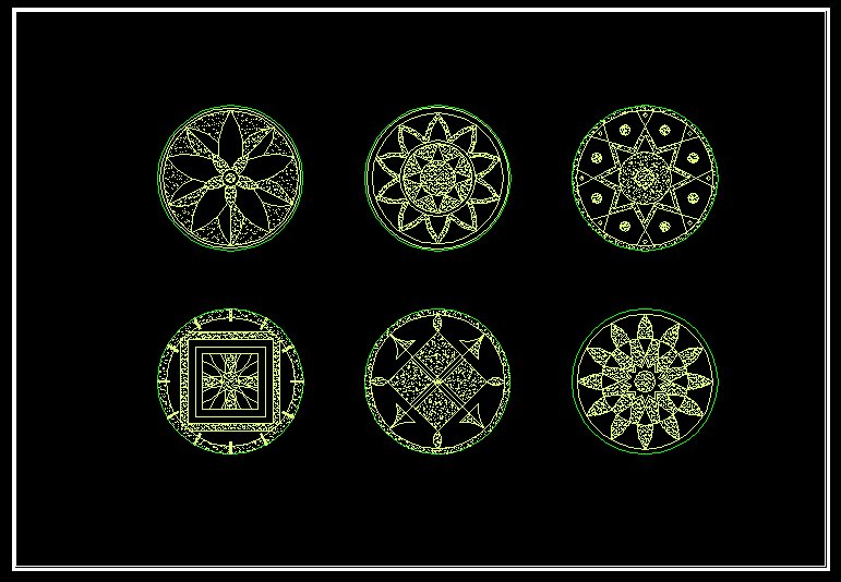 ★鋪面拼花設計Autocad模板 鋪面拼花圖塊 歐式古典鋪面拼花 鋪面拼花圖 鋪面拼花元素